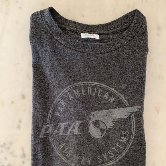 PAN AM RARE MEN’S LOGO TEE SHIRT - Picture 2 of 4
